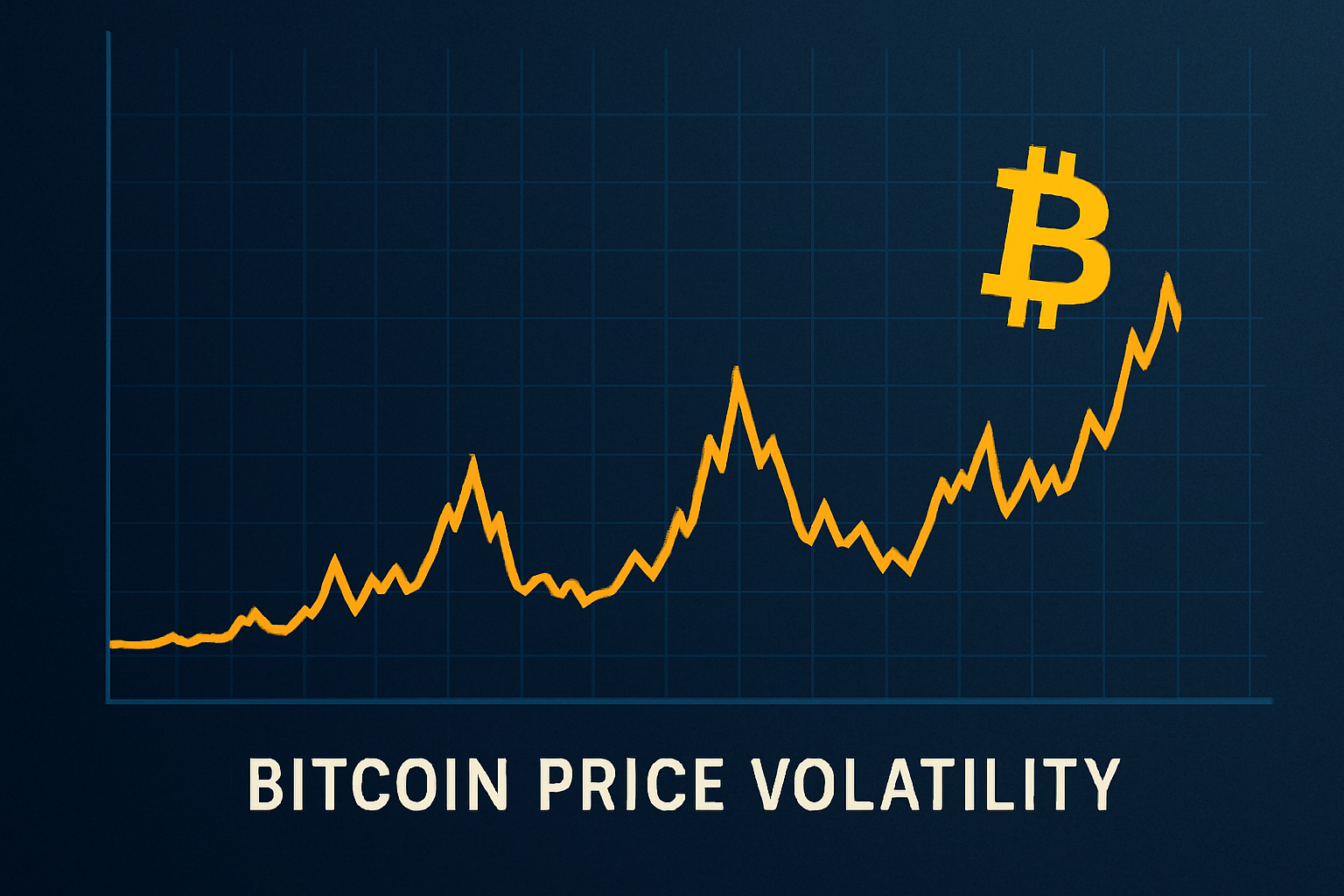 Bitcoin price volatility graph